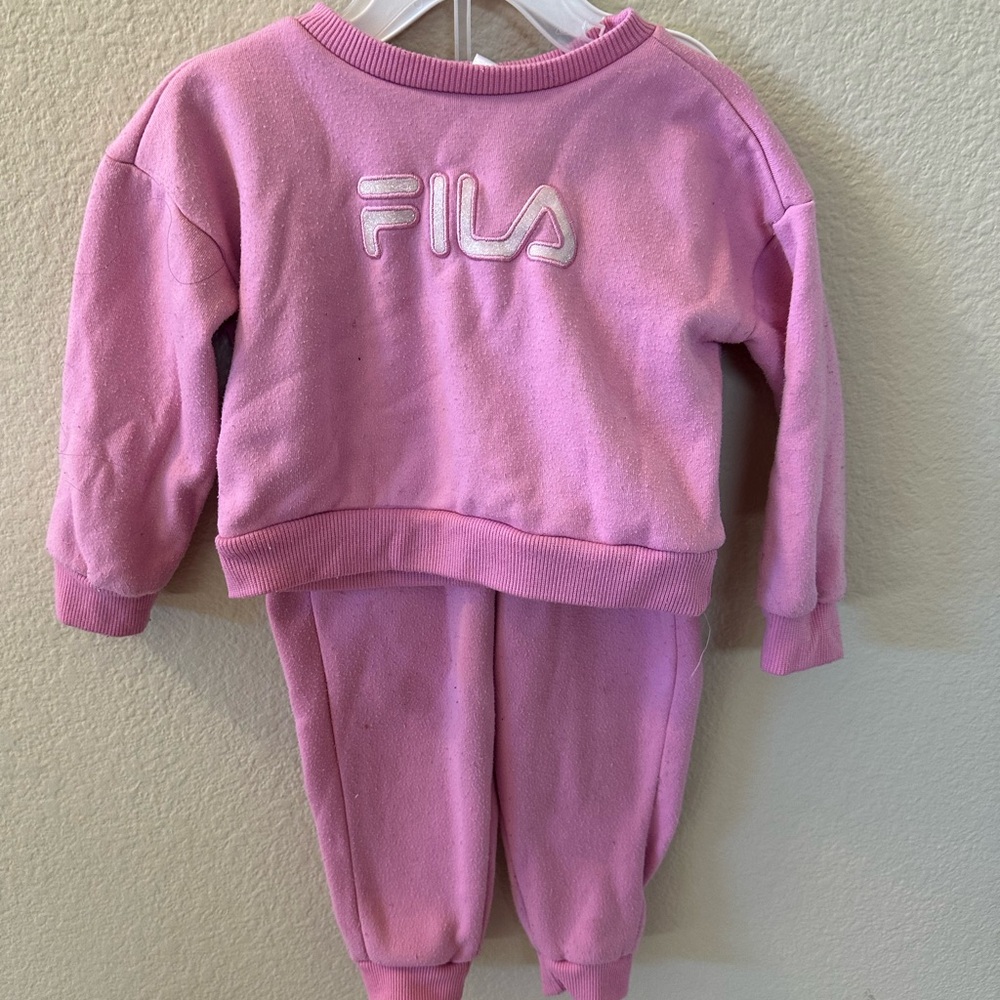 Fila Light Pink Toddler Outfit